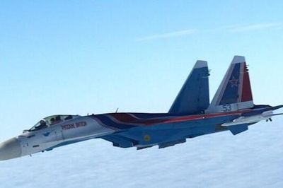 Tiêm kích Su-35 Nga xuất hiện khiến dàn chiến đấu cơ NATO phải xuất kích