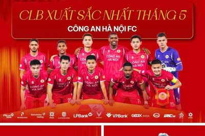Công an Hà Nội FC thâu tóm danh hiệu tháng tại V-League 2025/26