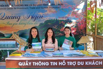 Quảng Ngãi đẩy mạnh quảng bá, hỗ trợ du khách tại Lễ hội Du lịch