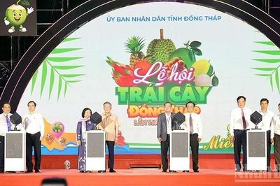 Khai mạc lễ hội trái cây tỉnh Đồng Tháp lần thứ I năm 2026