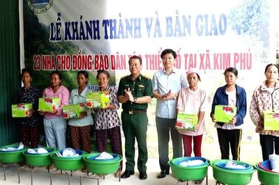 Quảng Trị khánh thành 23 ngôi nhà cho đồng bào Chứt ở xã Kim Phú