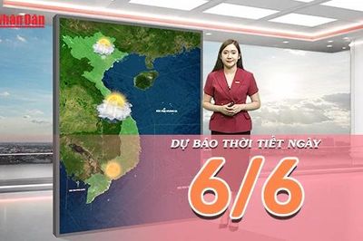 [Video] Dự báo thời tiết ngày 6/6/2026: Miền Bắc nắng nóng trở lại, Trung Bộ tiếp tục khô nóng kéo dài, Nam Bộ chiều tối có mưa dông