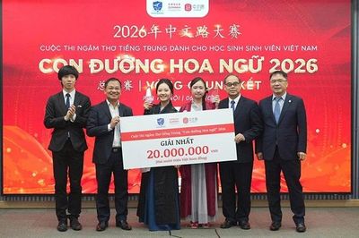 Hai thí sinh từ Thủ đô vô địch Cuộc thi 'Con đường Hoa ngữ' năm 2026
