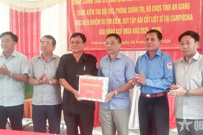 Tiếp thêm động lực để Đội K93 hoàn thành nhiệm vụ tại Campuchia