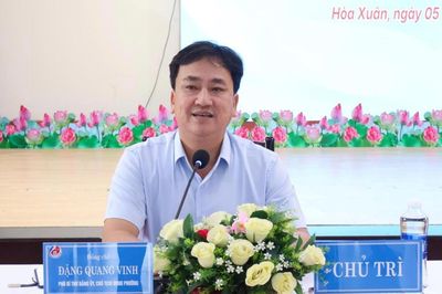 Chủ tịch phường Hòa Xuân đối thoại với đoàn viên, thanh niên