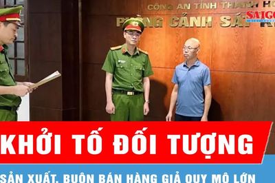 Khởi tố đối tượng sản xuất, buôn bán hàng giả quy mô lớn