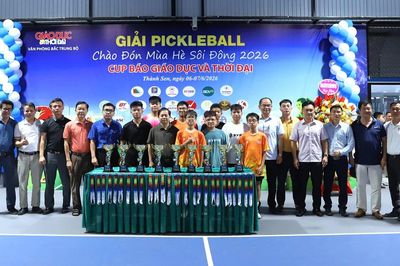 Khai mạc Giải Pickleball Cúp Báo GD&TĐ 2026