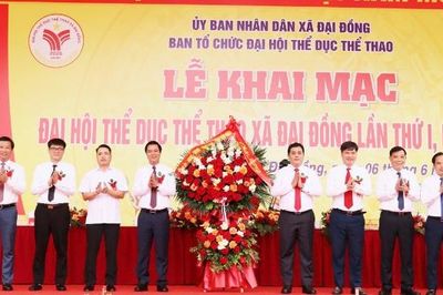 Hơn 1.500 người dự khai mạc Đại hội Thể dục thể thao xã Đại Đồng lần thứ I, năm 2026