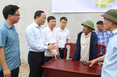 Xã Lương Tài bàn giao mặt bằng khu APEC và đường xuyên tâm sân bay Gia Bình