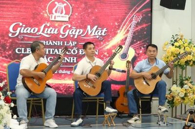 Hòa điệu guitar giữa miền quan họ
