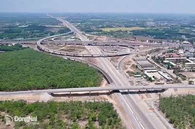 Dự kiến 18h chiều nay 6-6 đưa vào khai thác toàn bộ nút giao Long Thành