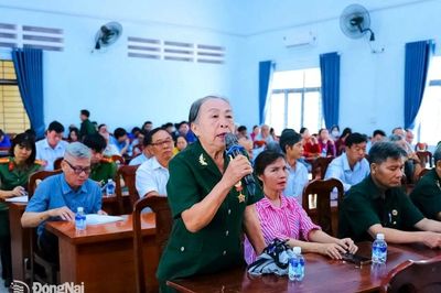 Đại biểu HĐND thành phố Đồng Nai tiếp xúc cử tri xã Phước Thái
