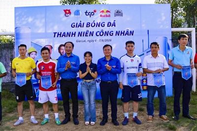 Khai mạc Giải bóng đá thanh niên công nhân năm 2026