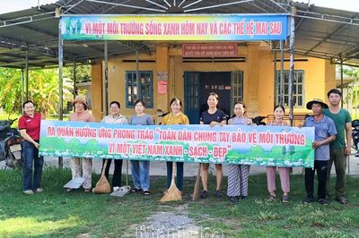 Xã Bắc Ninh Hòa hưởng ứng phong trào Toàn dân bảo vệ môi trường