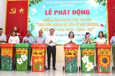 Xã Tân Định phát động phong trào toàn dân chung tay bảo vệ môi trường