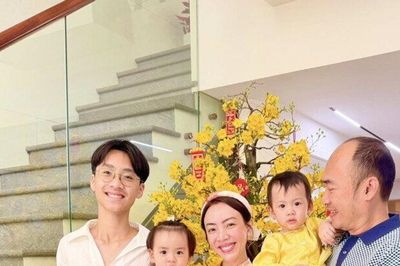 Thu Trang bất ngờ trước sự trùng hợp di truyền giữa con trai cả và cặp song sinh Jolie Jency