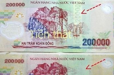 Nhận diện tiền giả polymer 200.000 đồng đang lưu hành