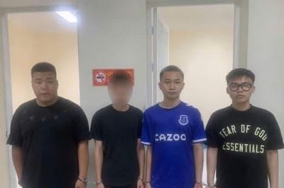 Chơi bi-a ăn tiền tại chung cư, 4 đối tượng bị bắt giữ