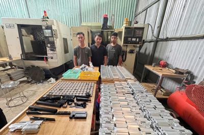 Công an Hà Tĩnh triệt xóa 2 xưởng chế tạo vũ khí quân dụng quy mô lớn