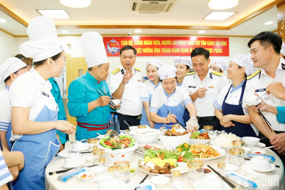 Nâng cao chất lượng bữa ăn, chăm sóc sức khỏe cán bộ, người lao động