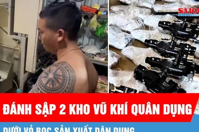Triệt xóa 2 kho sản xuất vũ khí quân dụng núp bóng xưởng sản xuất dân dụng