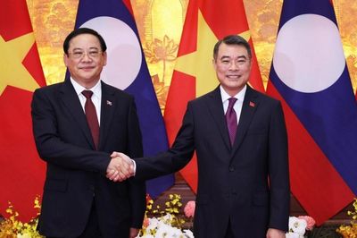 Thủ tướng Chính phủ Lê Minh Hưng chủ trì lễ đón chính thức Thủ tướng Lào Sonexay Siphandone