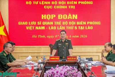 Gặp mặt, giao nhiệm vụ cho Đoàn sĩ quan trẻ Bộ đội Biên phòng tham gia Chương trình Giao lưu sĩ quan trẻ Bộ đội Biên phòng Việt Nam - Lào lần thứ 5