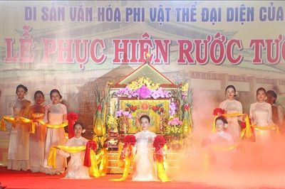 Trang trọng Lễ phục hiện rước tượng Bà Chúa Xứ núi Sam ở An Giang