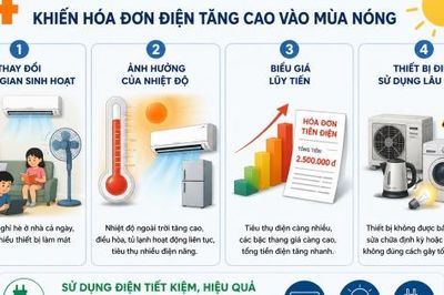 Tìm nguyên nhân khiến hóa đơn điện mùa nóng tăng cao