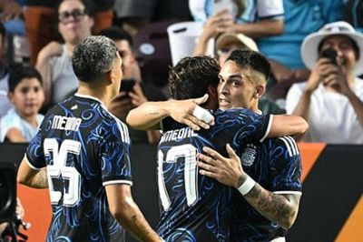 Argentina thắng nhẹ Honduras 2-0: Lautaro Martinez và Giuliano Simeone cùng lập công