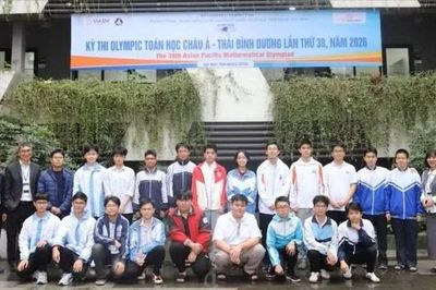 Việt Nam xếp thứ 7/45 tại Olympic Toán học châu Á - Thái Bình Dương 2026