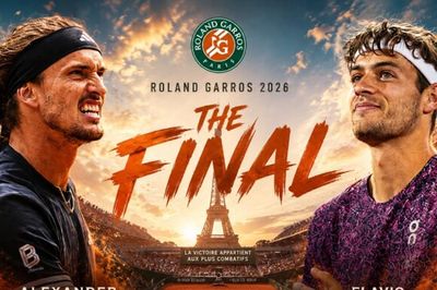 Chung kết Roland Garros 2026: Alexander Zverev đấu Cobolli và cơ hội giải lời nguyền Grand Slam