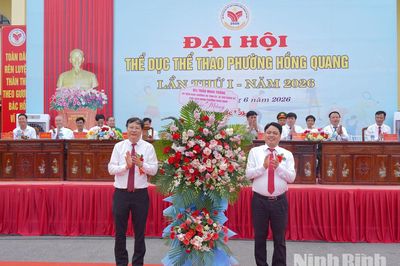 Khai mạc Đại hội Thể dục thể thao các phường Hồng Quang, Đông A và xã Chất Bình lần thứ I, năm 2026