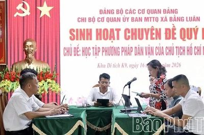 Đảng bộ xã Bằng Luân nâng cao chất lượng sinh hoạt chuyên đề