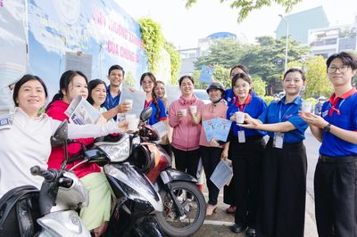 TP.HCM: Hơn 6.000 sinh viên tình nguyện tiếp sức thí sinh tại 246 điểm thi
