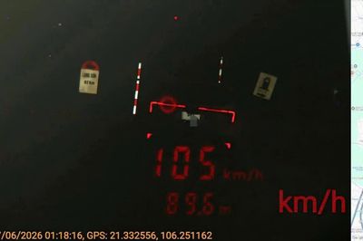 Tài xế bị tước GPLX vì điều khiển ô tô 105km/h trong khu dân cư, vi phạm nồng độ cồn