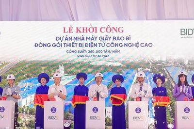Ninh Bình khởi công nhà máy giấy bao bì công nghệ cao 3.050 tỷ đồng