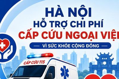 Hà Nội hỗ trợ 80-100% chi phí cấp cứu ngoại viện