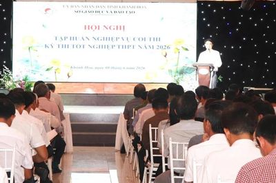 Khánh Hòa tập huấn nghiệp vụ coi thi tốt nghiệp THPT cho hơn 340 cán bộ