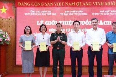 Ra mắt cuốn sách của Đại tướng Nguyễn Trọng Nghĩa về công tác tư tưởng của Đảng trong kỷ nguyên mới
