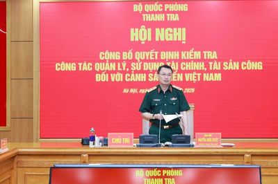 Kiểm tra công tác quản lý, sử dụng tài chính, tài sản công đối với Cảnh sát biển Việt Nam