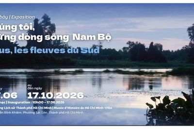 Trưng bày về những dòng sông Nam Bộ