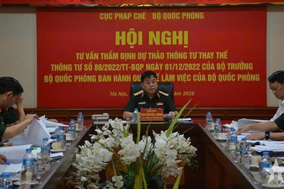 Nhiều điểm mới trong dự thảo quy chế làm việc của Bộ Quốc phòng