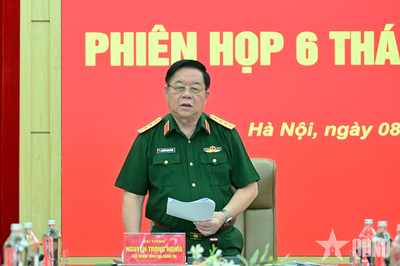 Đại tướng Nguyễn Trọng Nghĩa chủ trì phiên họp Hội đồng Thi đua - Khen thưởng Bộ Quốc phòng 6 tháng đầu năm 2026