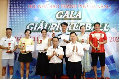 Bế mạc Giải Pickleball Hội Nhà báo TP Đà Nẵng lần thứ 3-2026