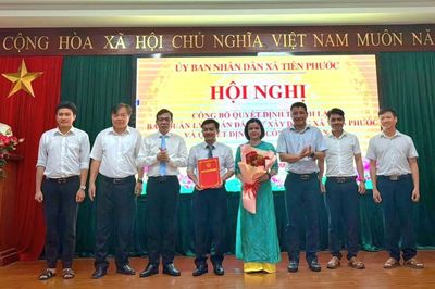 Ông Hồ Vũ giữ chức Giám đốc BQL dự án xã Tiên Phước