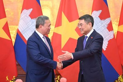 Thủ tướng Lê Minh Hưng chủ trì lễ đón Thủ tướng Campuchia Hun Manet