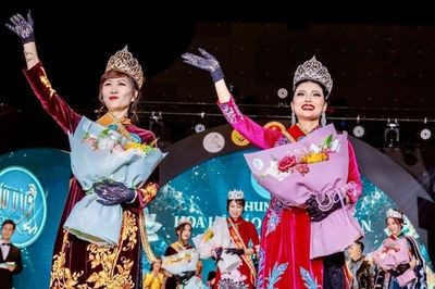 Vẻ đẹp Việt tỏa sáng tại chung kết Hoa hậu Áo dài Phu nhân toàn châu Âu