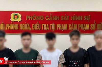 Bắt, khởi tố 5 đối tượng thanh thiếu niên cướp tài sản