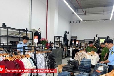 Xử phạt 2 cửa hàng bán quần áo giả mạo nhãn hiệu nổi tiếng